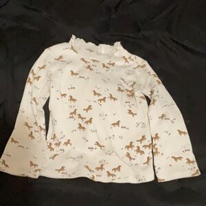 Cute white little girl blouse